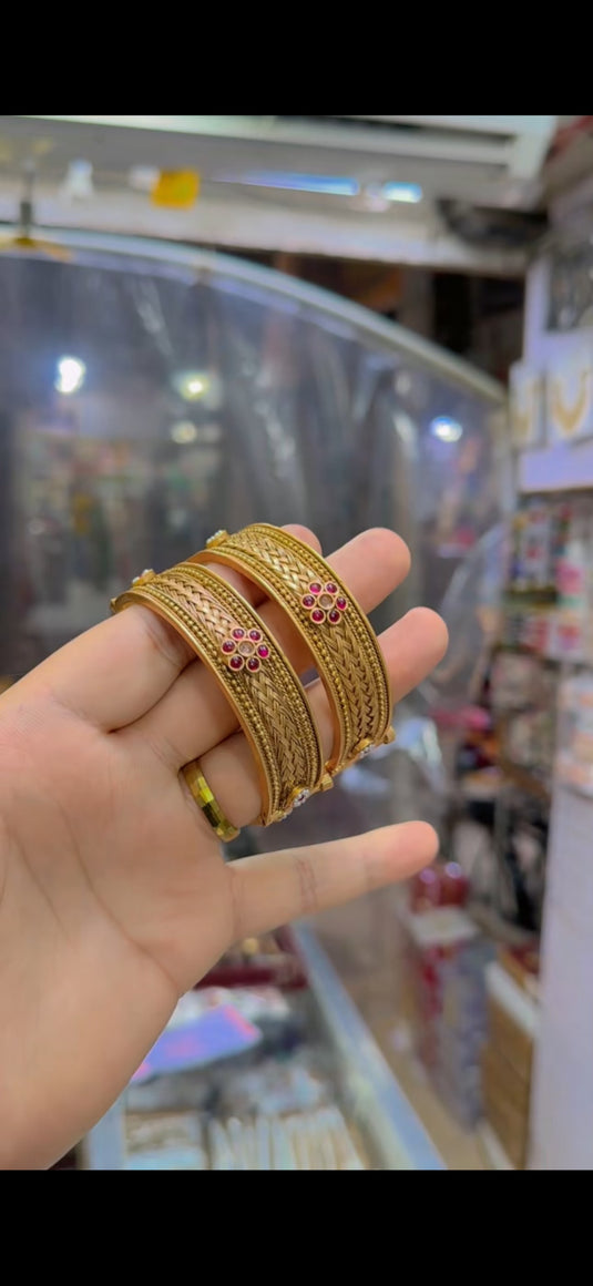 Rajwari open able bangles(bg320)