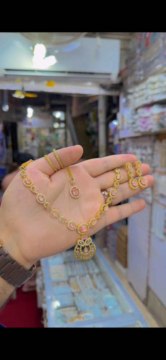 One Carrat AD Necklace set(Ns234)
